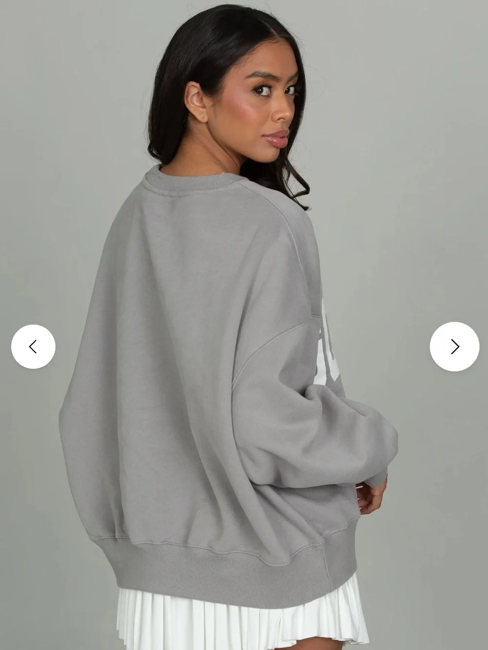 Gold Hinge LIGHT GREY GH WIDE ARM SWEATSHIRT - Picture 3 of 14